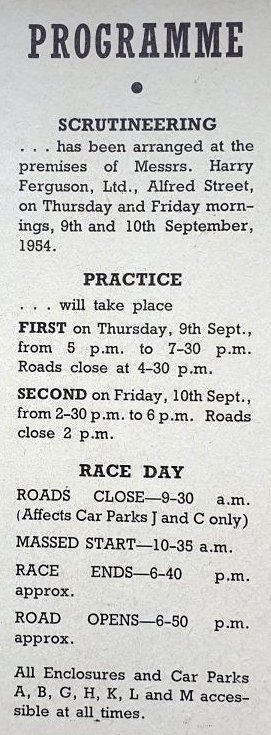 Dundrod-Tourist Trophy - 1954r.